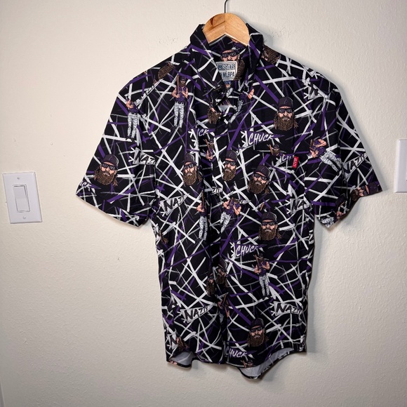 RSVLTS x MLBPA Charlie Blackmon "Chuck Nazty" Colorado Rockies Button-Up Shirt - Picture 1 of 6